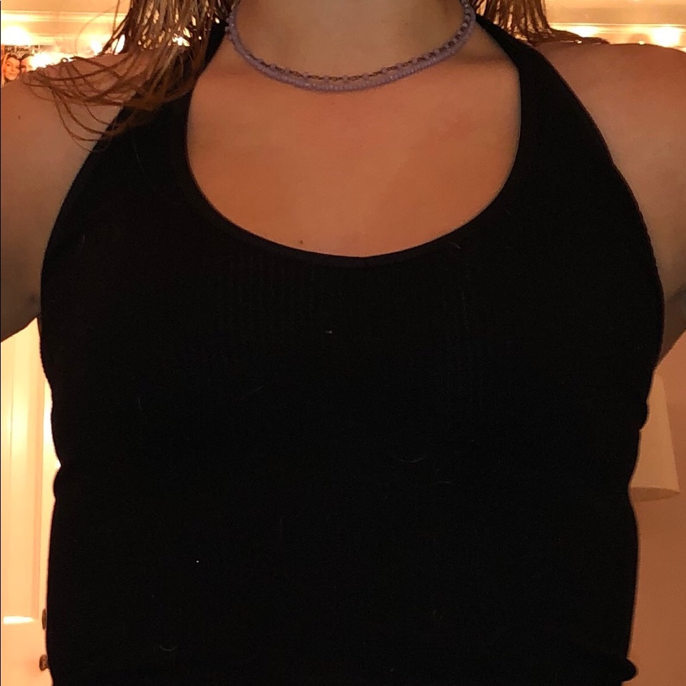 Urban outfitters ribbed halter top